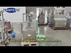 Tabletdikte 2-6 mm Pillen Tabletpressemachine 12600pcs Capaciteit Maximale vuldiepte 15mm