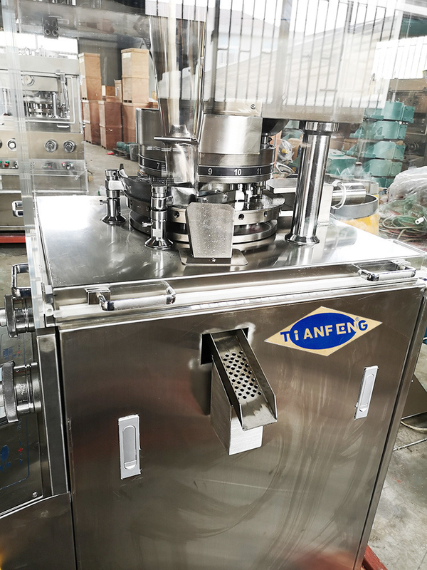 Automatische roterende tabletpers met een hoge efficiëntie tot 25 mm in diameter voor tabletten