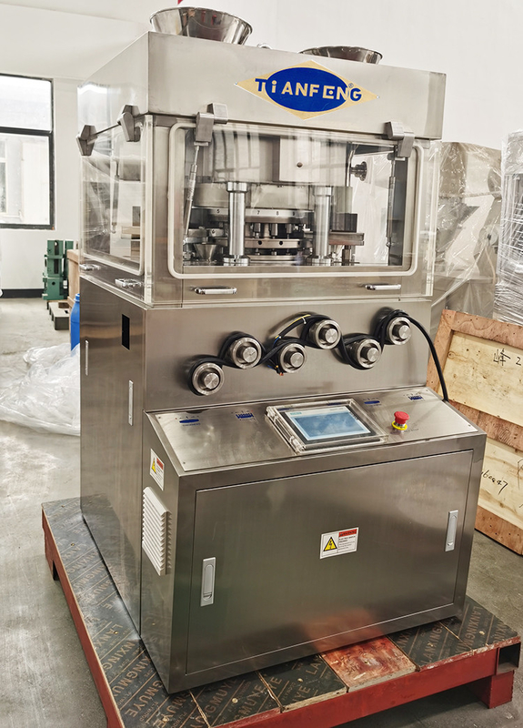 3 laag Roterende Type de Persmachine 189000 Stukken/Uur van de Pillentablet met 3 Gedwongen Voeders