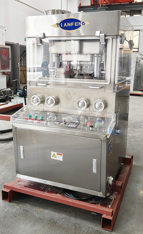 2 laag Roterende Type de Persmachine van de Pillentablet met 2 Gedwongen Voeders ZPW29
