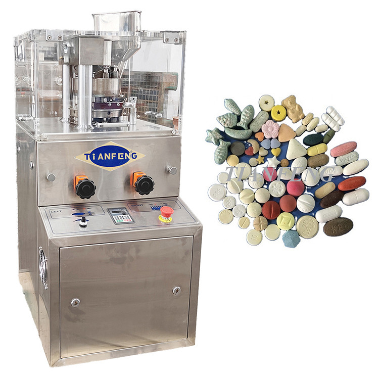 ZP5 ZP7 ZP9 Roterende tabletcompressie machine voor de chemische voedingsmiddelenindustrie 60kN druk