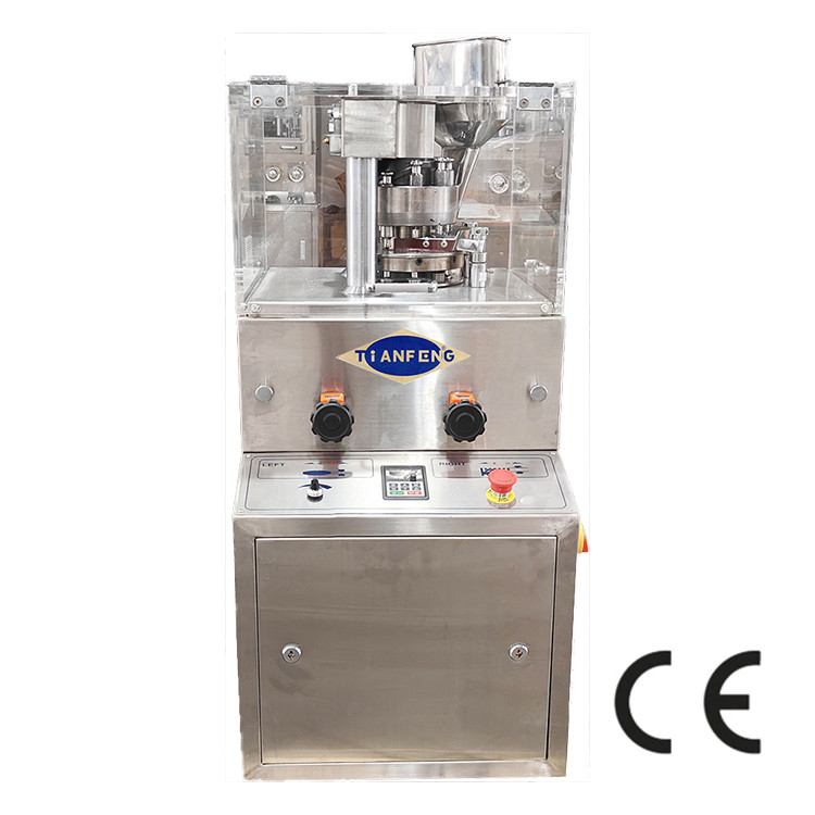 Efficiënte ZP 5/7/9 SS304 / SS316L Rotary Tablet Press Minimale arbeid vereist