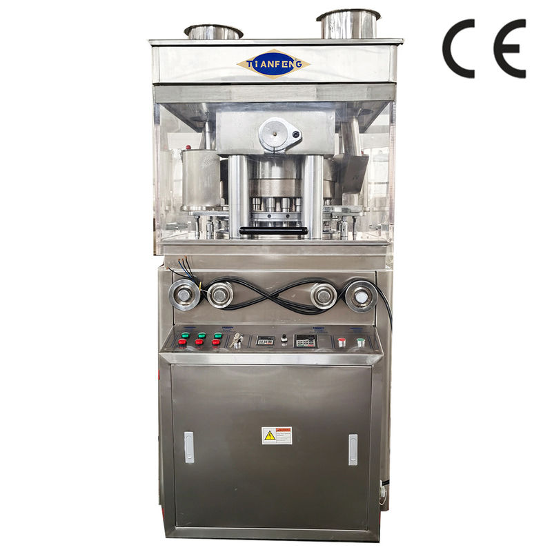 7.5KW motor roterende tabletpers machine en maximale productiecapaciteit van 81000 stuks/uur