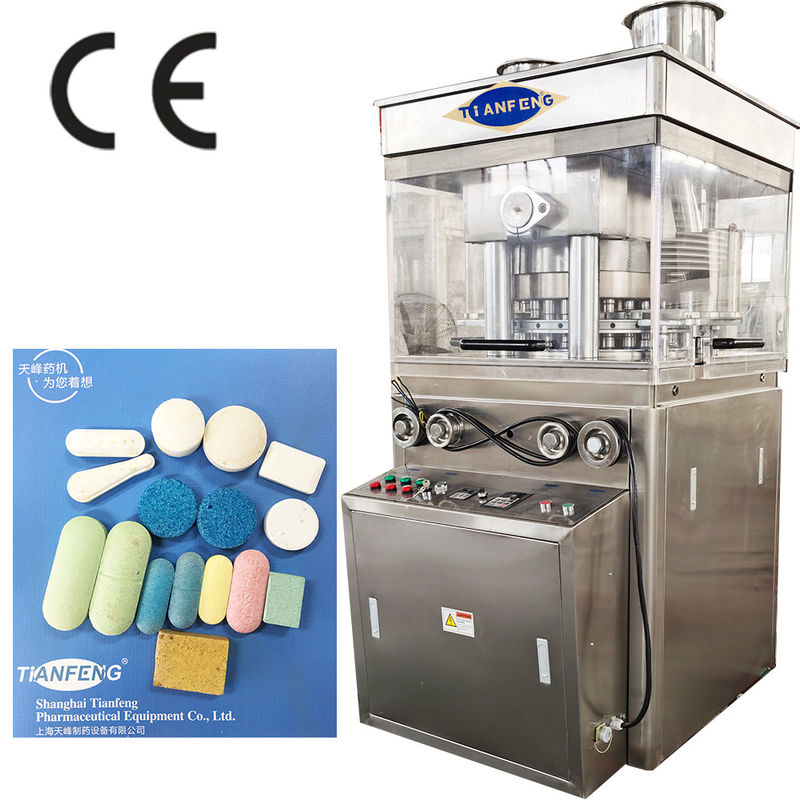 Roestvrij staal farmaceutische pillenpers voor het persen van 25-40 mm pillen Max. 81000pcs/h