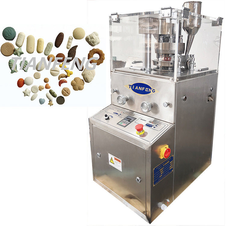 220V/380V stroomvoorziening Rotary Tablet Press Machine 1.5KW Vermogen 9000pcs/12600pcs/16200pcs/21600pcs