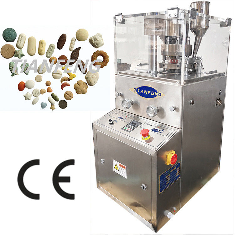900x800x1800mm Pill Tablet Press Machine met maximale vuldiepte 15mm en tabletdikte 2-6mm