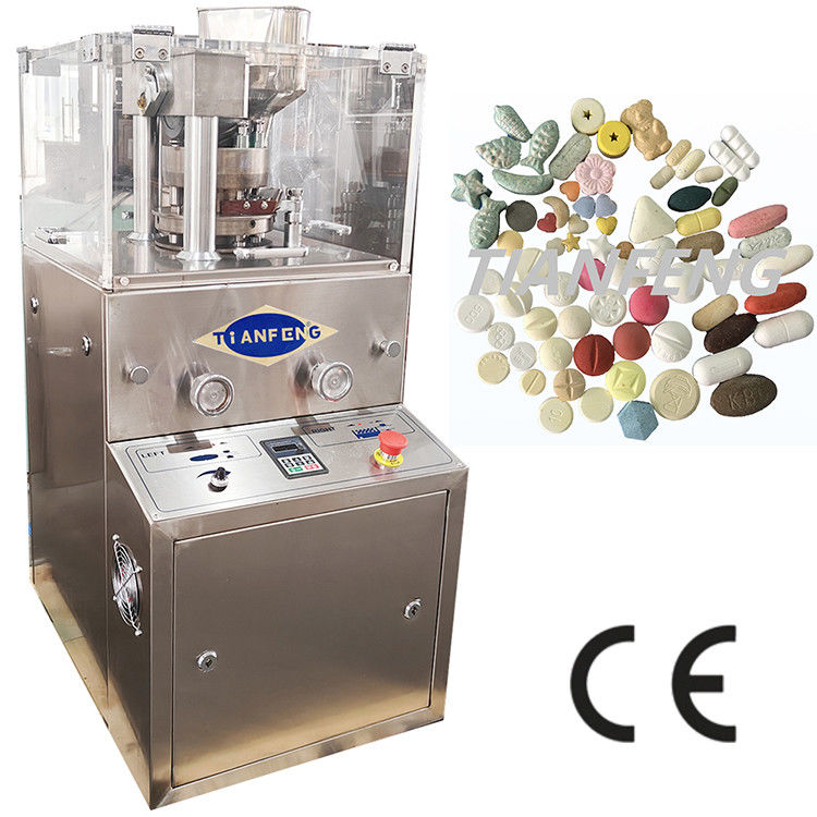 Ss304 Materialen Tabletcompressie machine ZP5B ZP7B ZP9B ZP10B ZP12B Maximale druk 60KN Voor tabletproductie