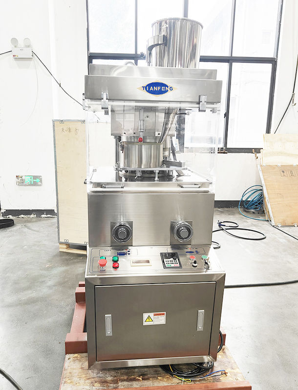 Handmatige / automatische werking Roterende tabletpers voor de farmaceutische industrie 10000-42000 stuks per uur Capaciteit