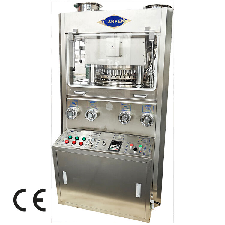 Automatische veelzijdige farmaceutische pillenpers tabletpersmachine ZP45 met een capaciteit van 243.000 tabletten per uur