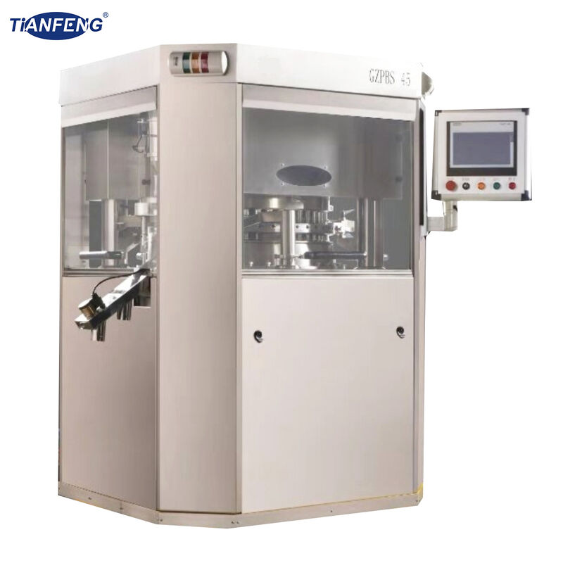 Roterende tabletpersmachine die in staat is om tabletten met hoge snelheid te comprimeren GZPS45 voor farmaceutische en chemische toepassingen