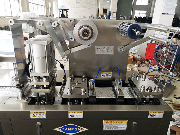 Het Type van DPB150 Ss304 Vlak aluminium-Plastic de Machineplc van de Blaarverpakking Touch screen