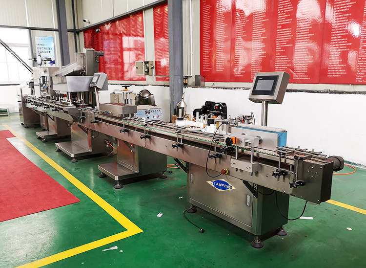 van de de capsule tellende bottelende verpakkende aaneenschakeling van de pillentablet productielijn 40-120 flessen per minuut