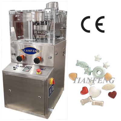 220V / 380V roterende tablettenmachine Max. tabletdikte 6mm 600*540*1200mm