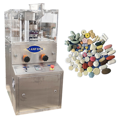 ZP5 ZP7 ZP9 Roterende tabletcompressie machine voor de chemische voedingsmiddelenindustrie 60kN druk