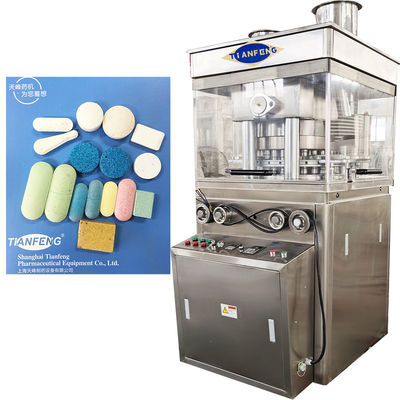 Max. Dikte 15 mm Grote kubus tabletpers voor tabletten van roestvrij staal ZP-23 en ZP-27