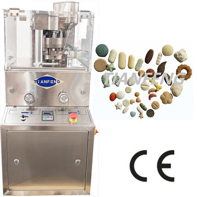 900x800x1800mm Rotary Tablet Press Machine voor tabletdikte 2-6mm Stroombron 380V/220V Optioneel