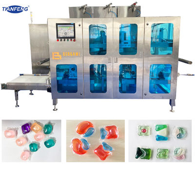 Automatische In water oplosbare de Film Vloeibare Detergent Peul die van PVA Machine maken